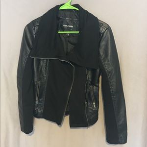 Black “leather” jacket